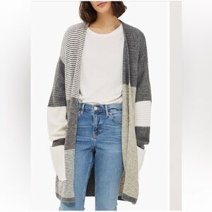 Topshop Colorblock Cardigan Sweater